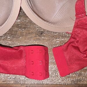 Victoria's Secret Red and Tan Bra